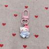 Versatile Cute Cartoon Cat Resin Pendant Backpack Charm for Students and Kids Keychain