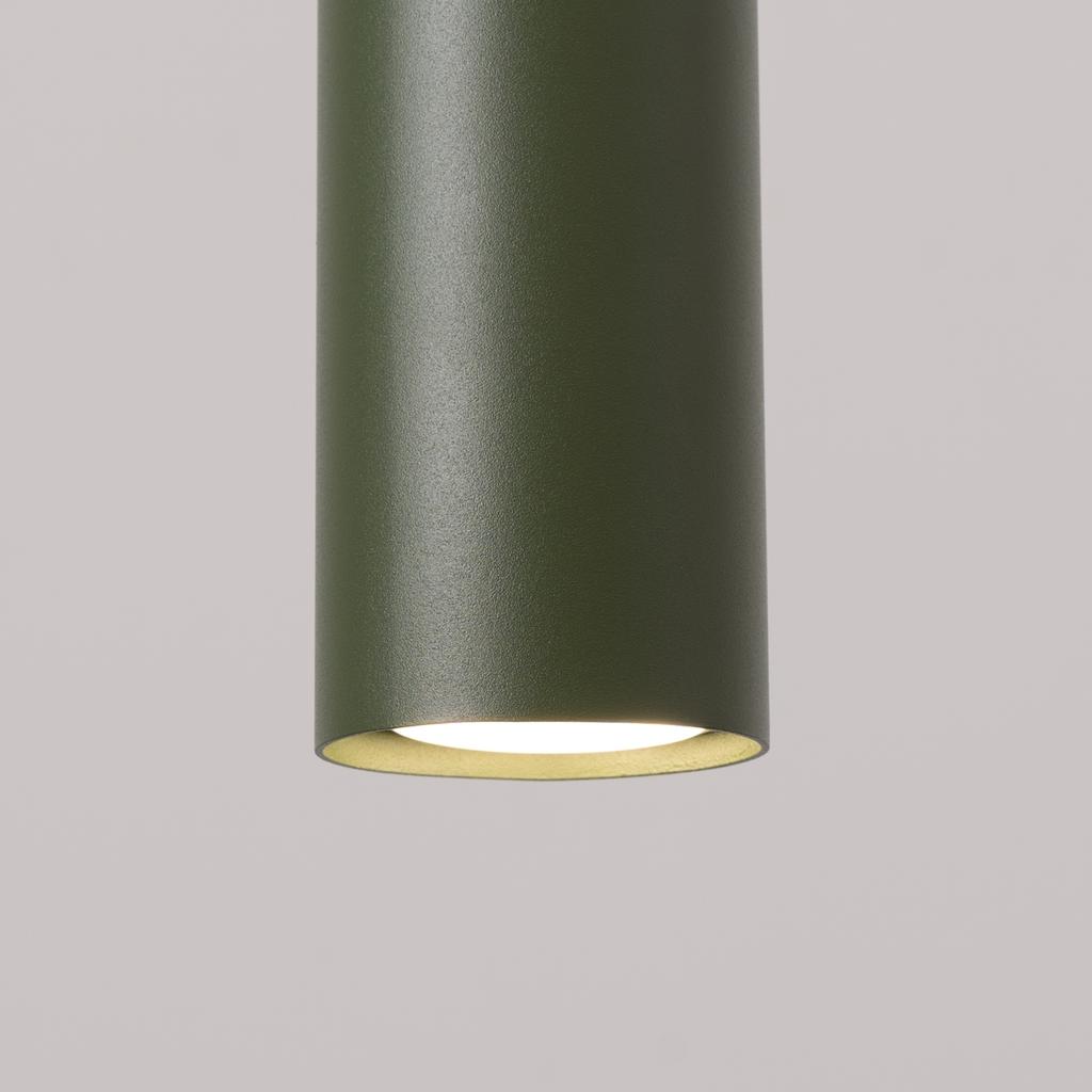 Lampa Wisząca Lagos 1 Gu10 Zielony Oliwkowy Sollux Sl.1484