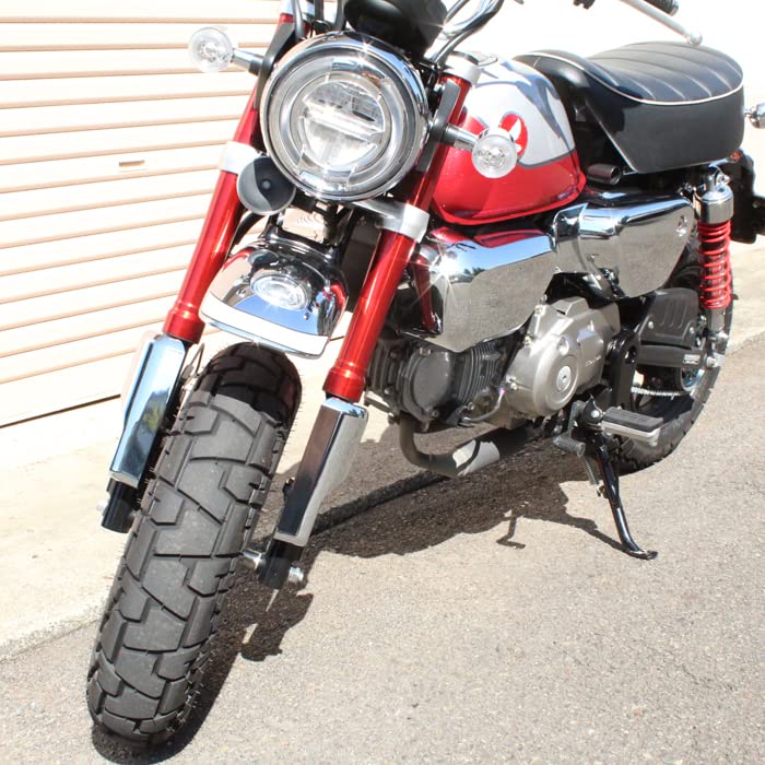 Honda Monkey 125 Front Fork Guard Left and Right Set Exterior Chrome Plated Monkey