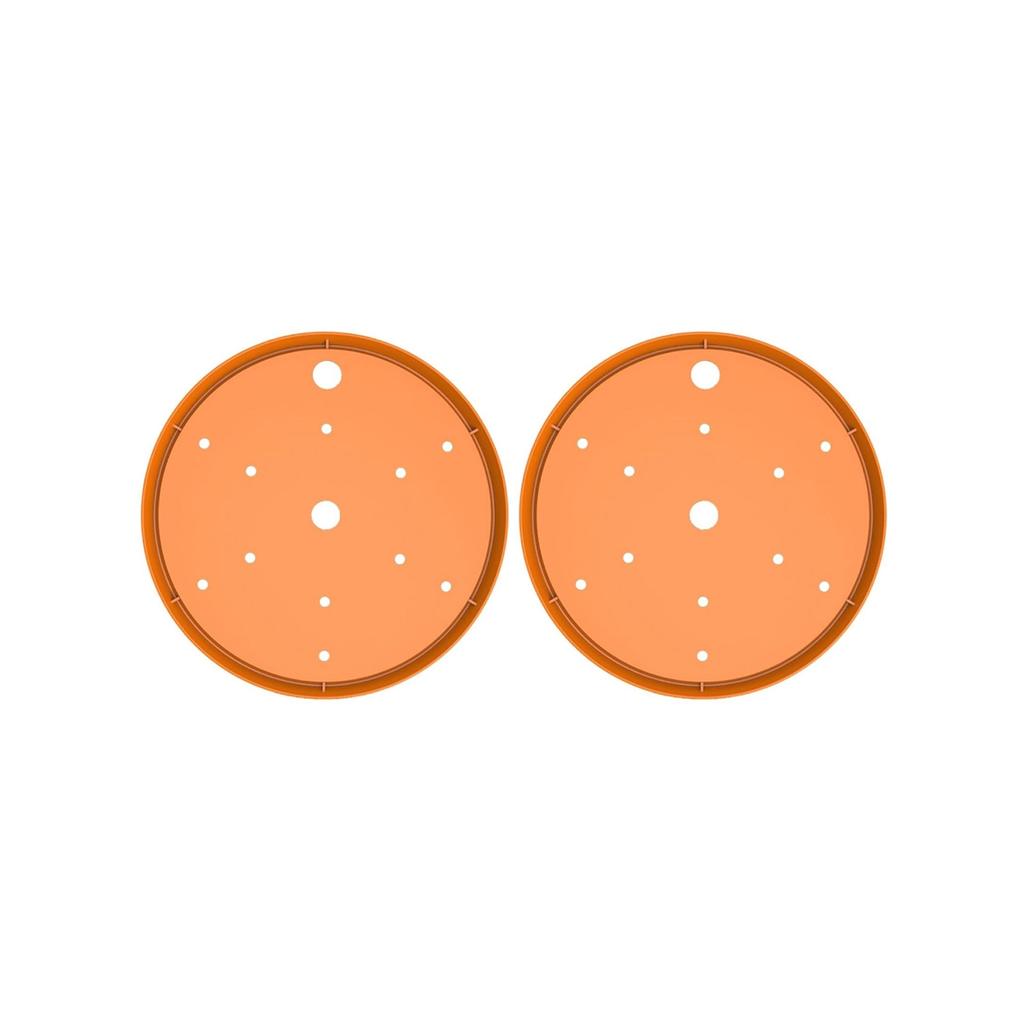 2 Stück Runder Pflanzeneinsatz Pflanztopfeinsatz mit Drainagelöchern Weniger Blumenerde verwenden Pflanzzubehör für den Außenbereich