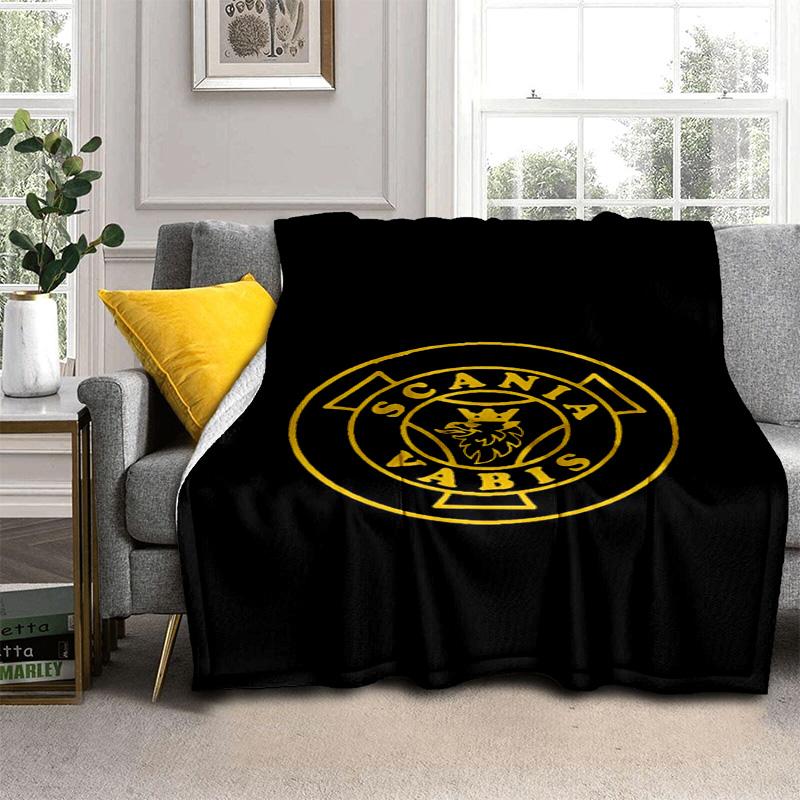 Scania Vabis Blanket Blanket Home Decor Office Rest Blanket Bedroom Nap Blanket