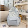 New Highvalue Japanese Fresh and Sweet Literary and Cute Cartoon Backpack Junior High School Students Lightweight Travel Backpack