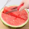 Watermelon Cutter Stainless Steel Fruit Slicer Tool Multipurpose Mango Pineapple Cantaloupe Cutter Easy Clean Food Safe Kitchen Gadget for Camping