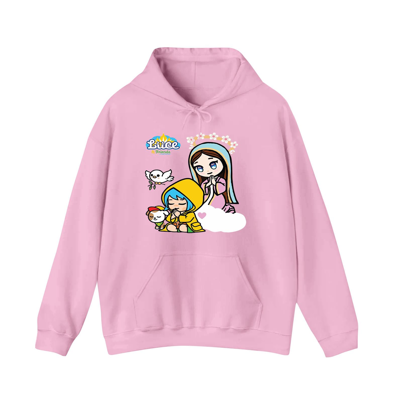Sweatshirts For Teen Girls Long Sleeve Letter Print Friends Pullover Cute Hoodie M