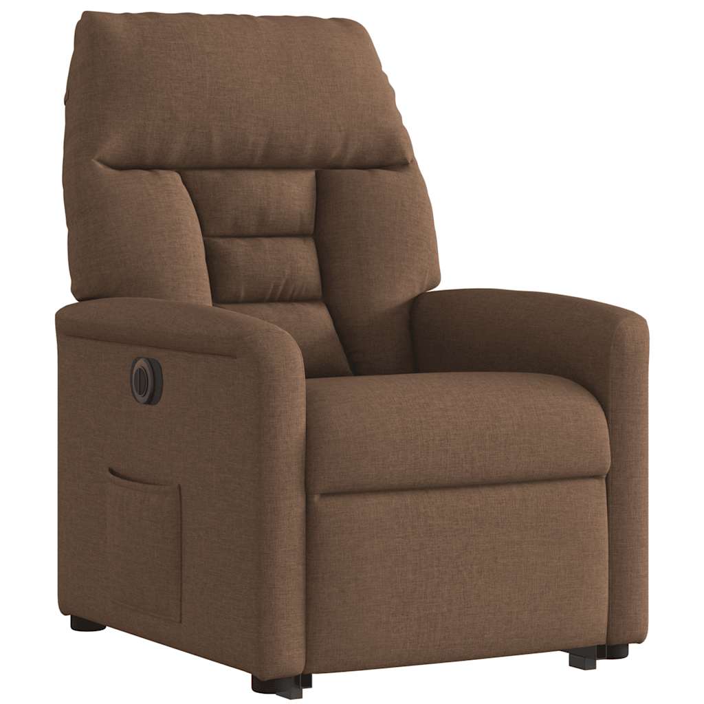 Lift-Up Massage Chair, Electric, Reclining, Brown