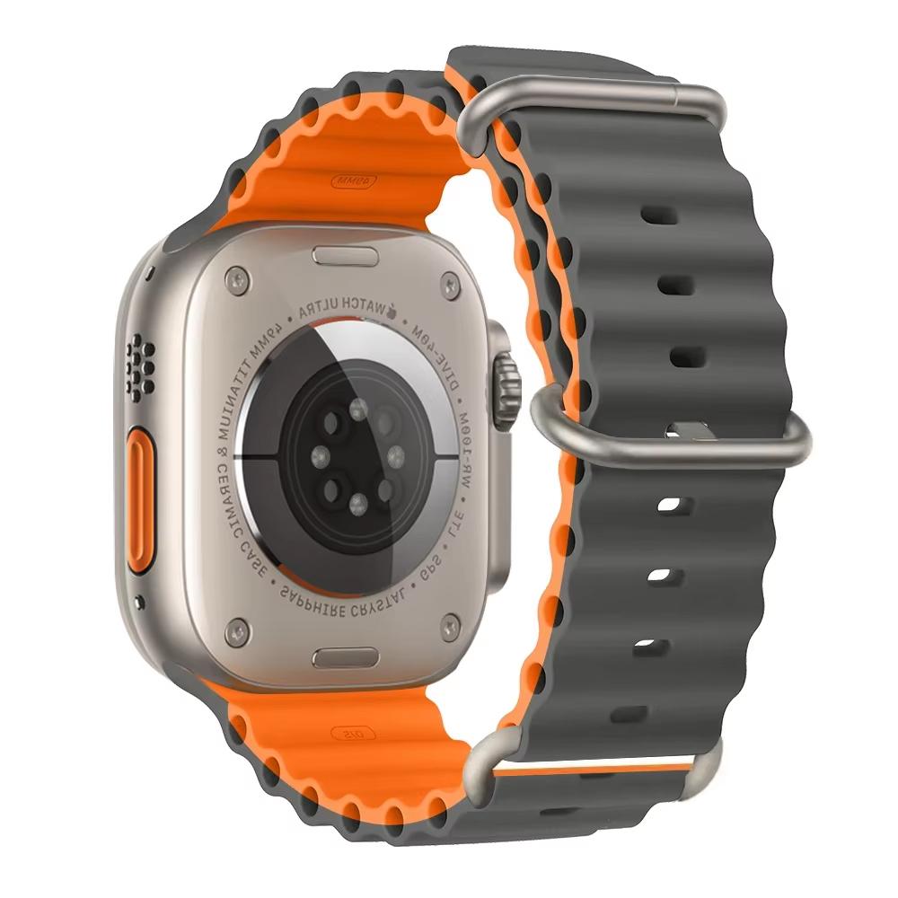 Ocean Band for Watch Ultra 3 Series 11 10 9 7 8 6 SE 49mm 45mm 46mm 42mm 44mm 40 41 Silicone Bracelet Correa iWatch Strap