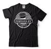 Powered By Coffee Shirt: Funny Coffee Lover Gift