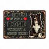 A House Is Not A Home Without A Dog Plaque, Vintage Metal Tin Signs, Bar, Cafe, Home Decor, Springer Spaniel, Wall Art Poster
