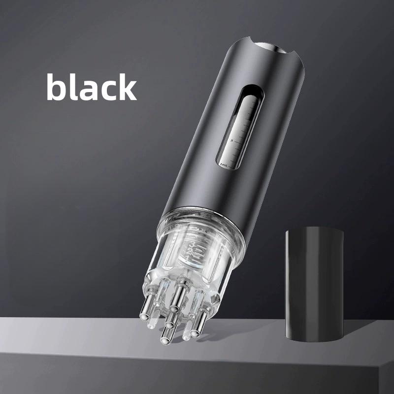 

Scalp Applicator Portable Essential Oil Roller Applicator Massage Comb for Scalp Anti Hair Loss Care Medication Delivery Tool чёрный