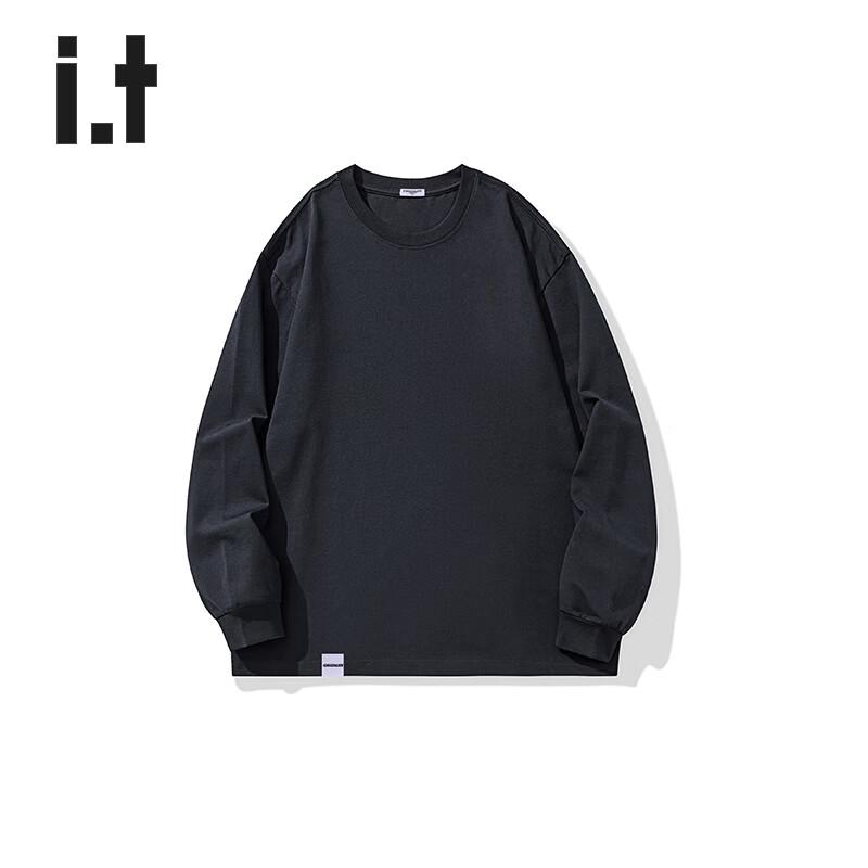 CHOCOOLATEit Men's Pure Cotton Solid Long Sleeve T-Shirt
