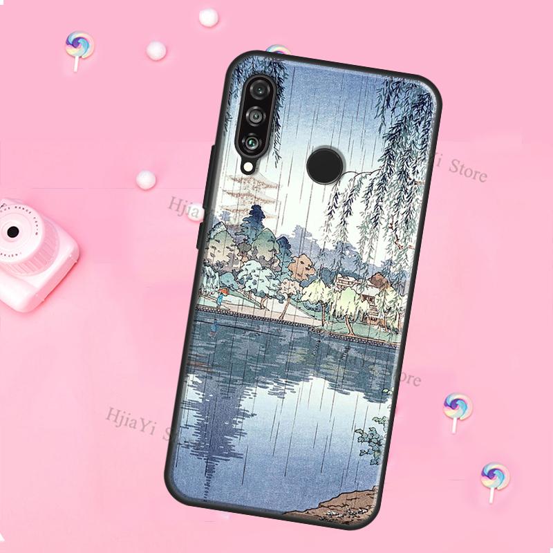 Japanese Style Ukiyo-e Art For Huawei Honor Magic 5 Lite X8 X9 X8a X9a 50 70 P20 P30 P40 P50 P60 Pro P Smart 2019 Case