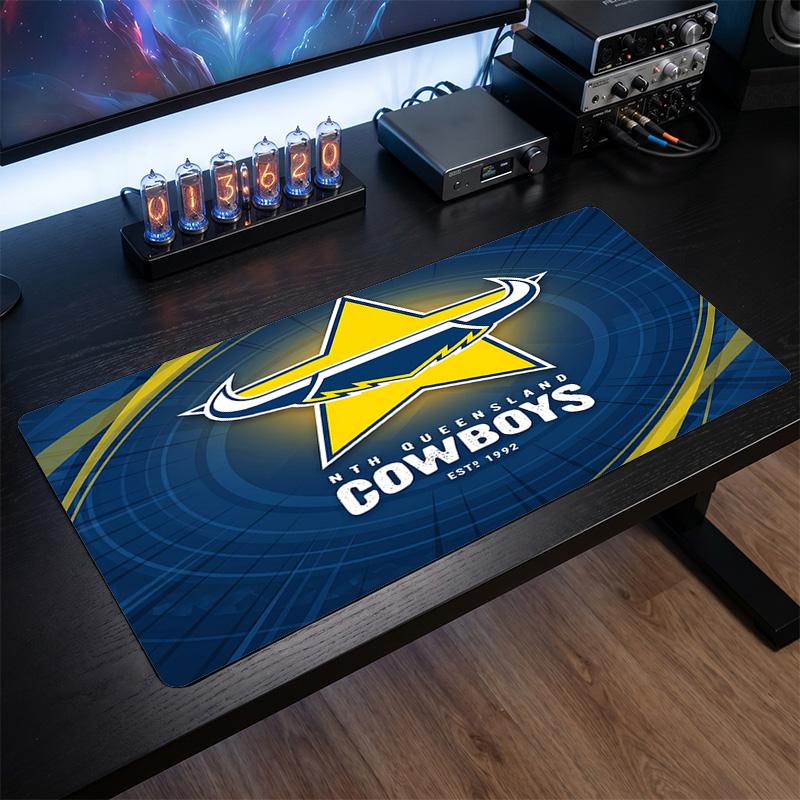 North Queensland Cowboys Pattern Mousepad Anti?Slip Rubber Desk Pad For Gaming Working Desktop Decoration