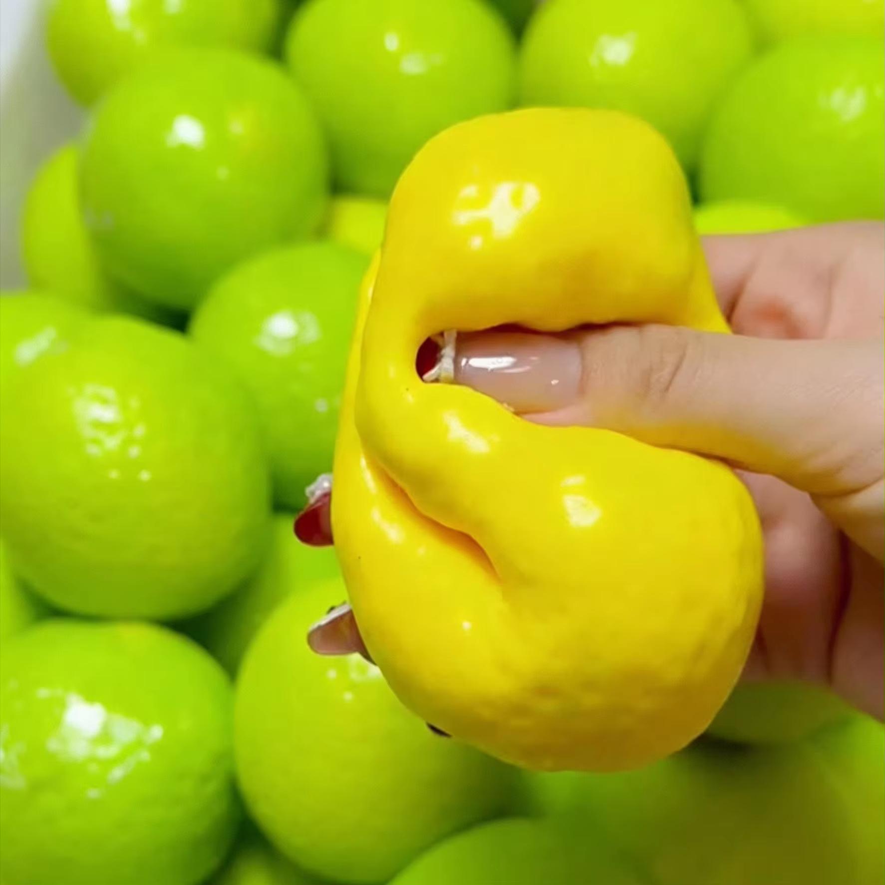 Handmade Crispy Lemon Stress Ball Squeeze