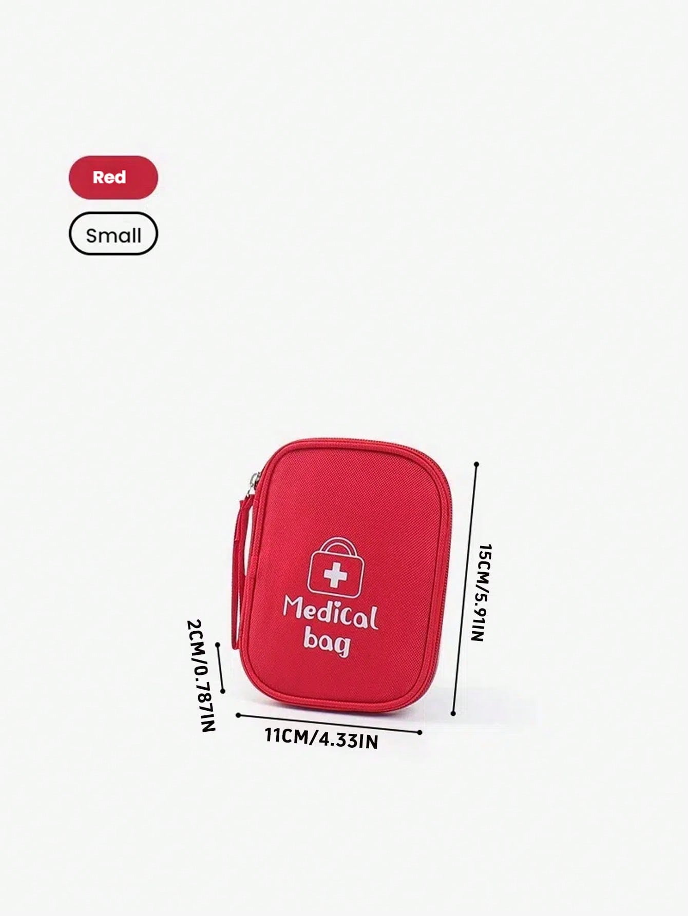 

1PC Home portable medicine box, travel large-capacity medical bag, three-piece set, multi-functional medicine storage bag