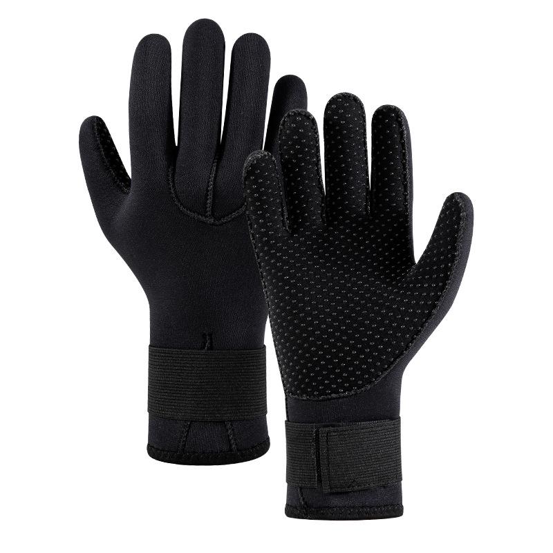Diving & Snorkeling Gloves: 3/5mm Anti-Slip, Anti-Scratch, Wear-Resistant, Warm. Ideal for Winter Swimming & Fishing.