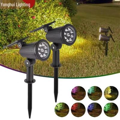 Solar-Powered Waterproof Tree & Lawn Spotlights for Outdoor Garden & Villa Lighting