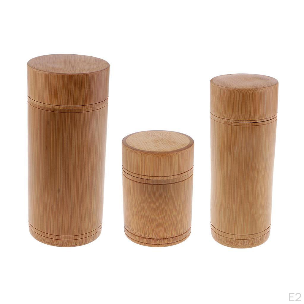 Pojemniki Bambusowe Do Przechowywania w Kuchni Słoiki