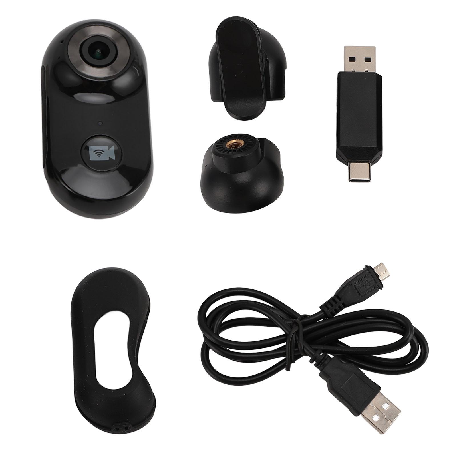 

Cat Collar Camera with Back Clip 1080P 170 Degree Wide Angle Lens Sport Action Camera Indoor