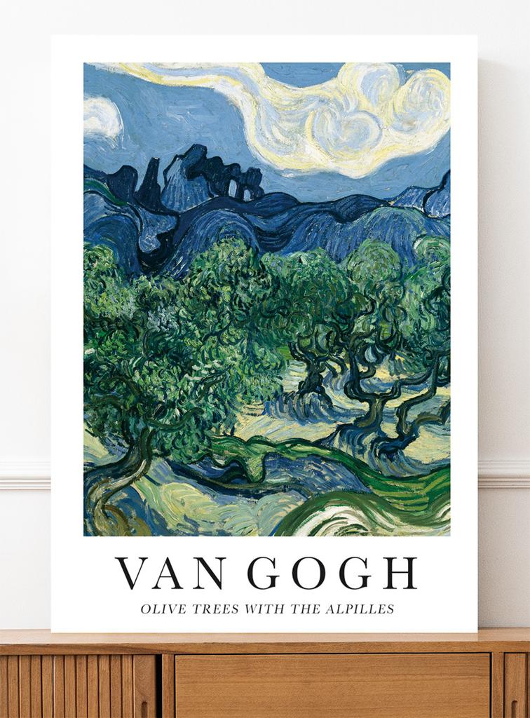 Poster Van Gogh Olive Trees