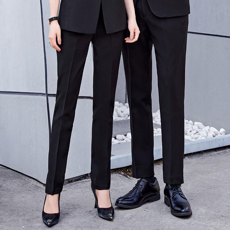 Women's Straight Leg High-Waist Office Suit Pants