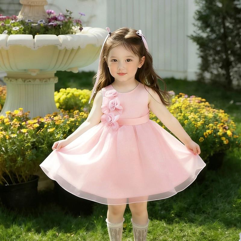 Girls Princess Dress Toddler Party Gown 2026 Baby Birthday Formal