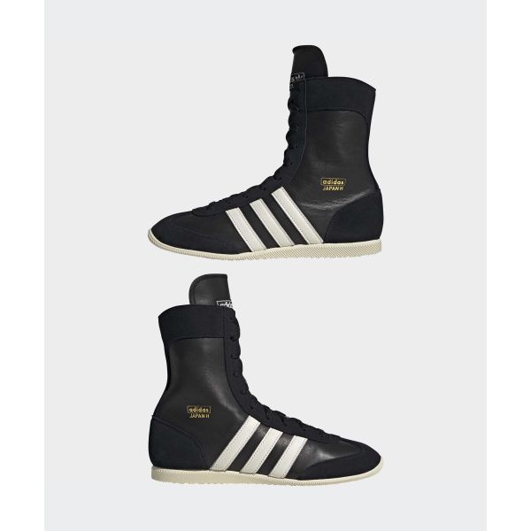 adidas Japan High Black Off White Women Sneakers Core-Black Cream-White JS4036