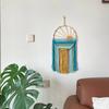 Bohemian Handwoven Wall Hanging Tapestry Fringe Decor Aesthetic Bedroom Art Macrame Boho Chic Home Decoration Accent Piece