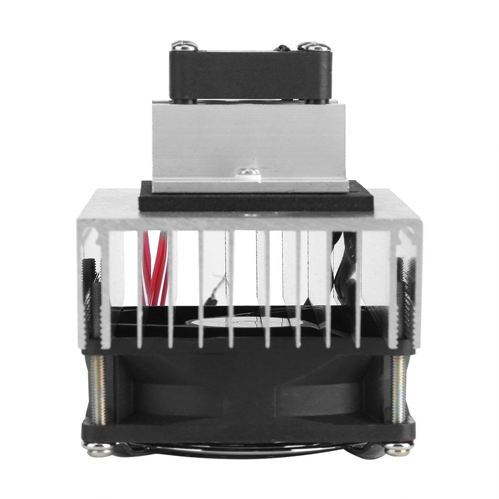 Sistema di Refrigerazione Termoelettrico a Semiconduttore Peltier DC12V 6A Dispositivo di Raffreddamento a Semiconduttore Frigorifero Modulo di Conduzione Unità di Raffreddamento a Ventola
