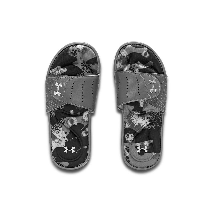Under Armour Ignite VI Graphic Flip Flops Women Footwear Steel-Gray 3023767-103