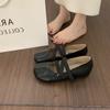 Mary Jane shoes women's new autumn soft-soled, not tired, inner height increase, shallow mouth ballet shoes