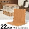 Wood Grain Interlocking Floor Mats Bedroom Decoration Non-Slip EVA Foam Puzzle Climbing Mat Splicing Play Mat Multi Use Kids Rug