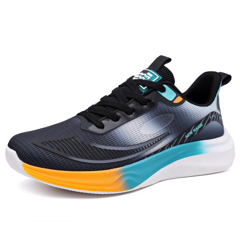 Sneakers Men's New Fashionable and Versatile Lightweight Men's Shoes Soft-soled Running Shoes Comfortable and Breathable Student Casual Shoes