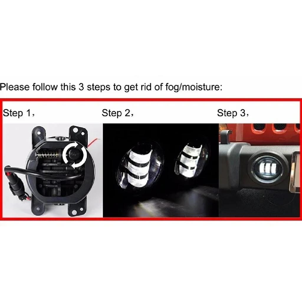 For Jeep Led Fog Lights 4 Inch Auxiliary Spoting Light Driving Light For Jeep JK Dodge Journey Off Road 4x4 Cars