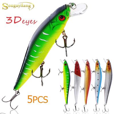 Fishing Lures Life-like Fishing Eyes Brand New ABS Plastic Sinking Lure With Treble Hooks Fishing Tackle Fishing Lures