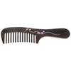 Tan Mujiang Lacquer Art Ebony Wood Wide-Tooth Comb Gift Set