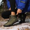 Herren Damen Wasserdichte Winterstiefel Schnee Barfuß Freizeitschuhe Outdoor Warme Arbeitsschuhe Knöchelschuhe für Trekking Klettern Wandern
