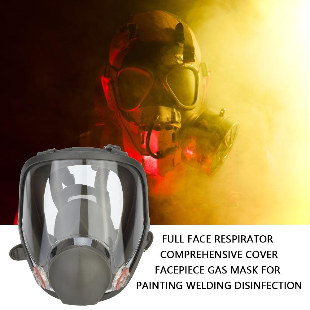 Full Face Cover Facepiece Gas Mask for Painting Welding Disinfection