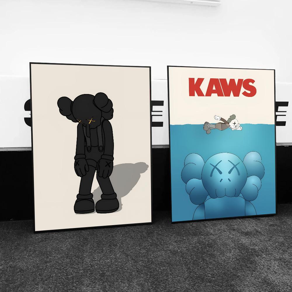 Graffiti Şiddetli Ayıcık Poster Kendinden Yapışkanlı Sanat Su Geçirmez Kağıt Sticker Kahve Evi Bar Odası Duvar Dekoru