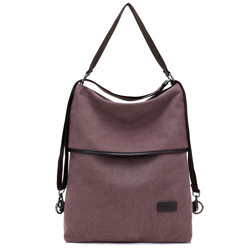 

Hot Multifunctional Canvas Backpack for Women Multi Pocket Travel Backpacks Female School Bag for Teenage Girls Book Mochilas