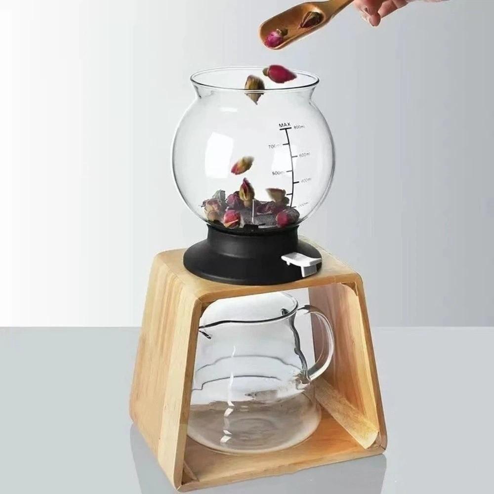 Solid Wood Filter Cup Holder Vintage Filters Rack Portable Coffee Holder  Restaurant