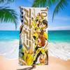 Ao Ashi Anime Bath Towel Microfiber Soft Water Absorbing Breathable For Girl Kids Decorative Cartoon Beach Towel