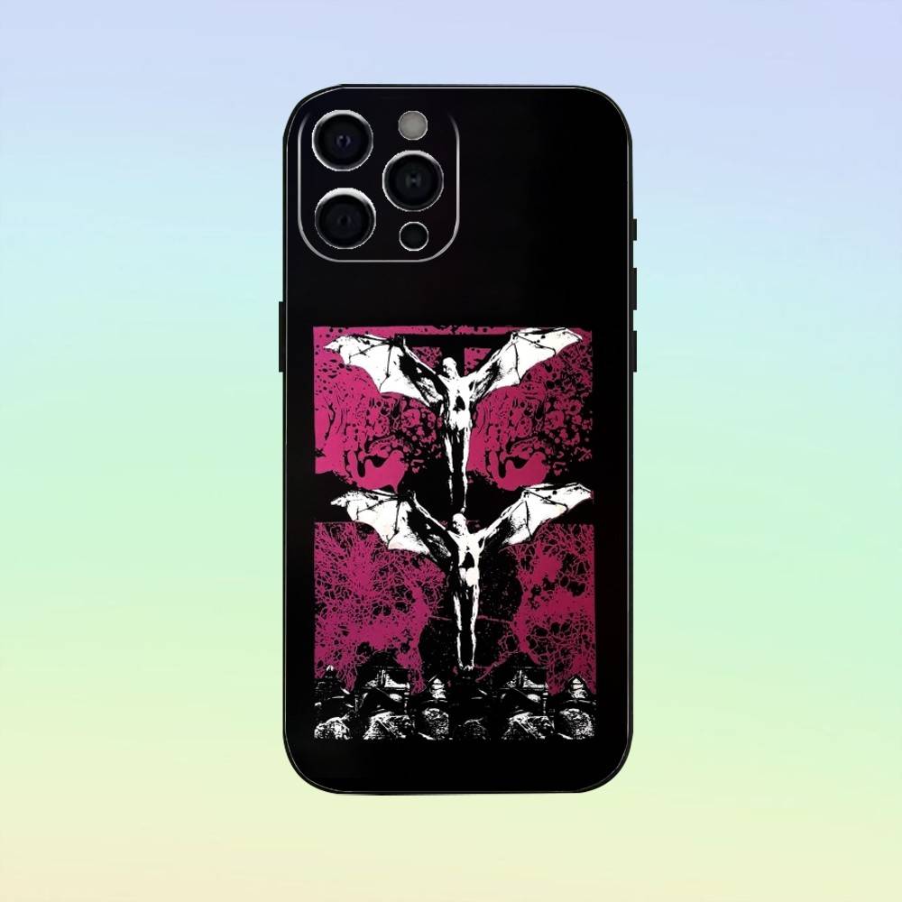 Band P-Primal S-Scream Phone Case For iPhone 17,16,15,14,13,12,11 ,Soft Silicone Black Cover
