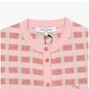 MaiSon KitSun  Baby Fox Patch Check Rib V Neck Women S Cardigan Ow00503kt1120