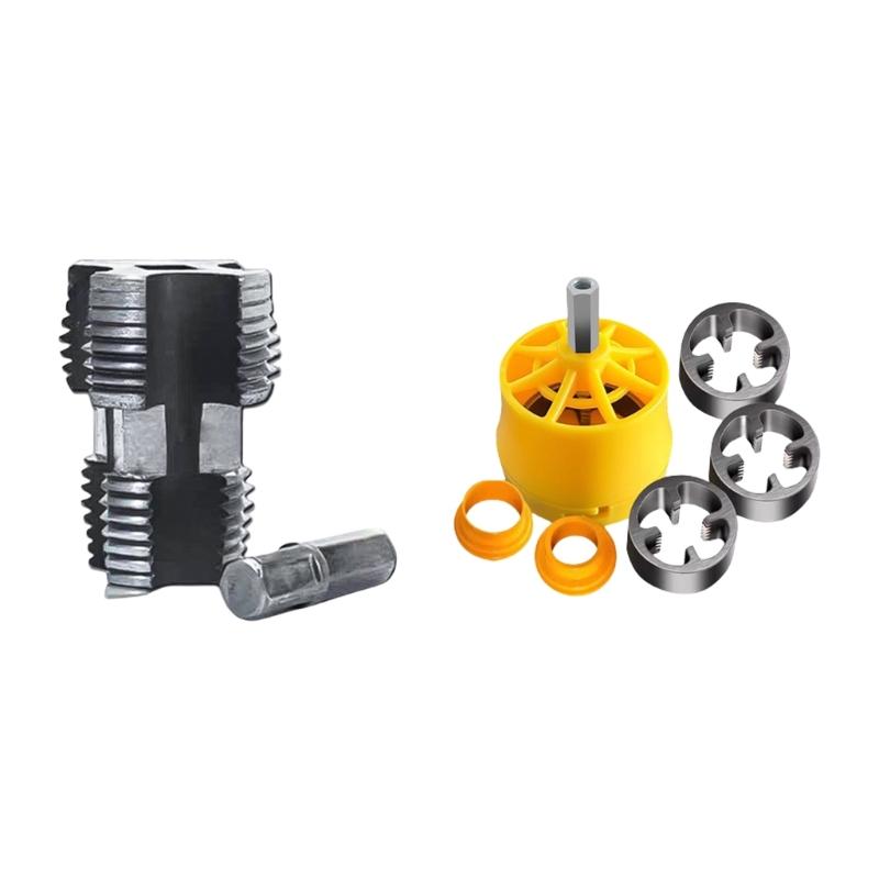 Double Head Water Pipe Inner Hole Thread Opener Water Pipe Inner Hole Threading Tool Pipes Valves Faucet Connector Bolt