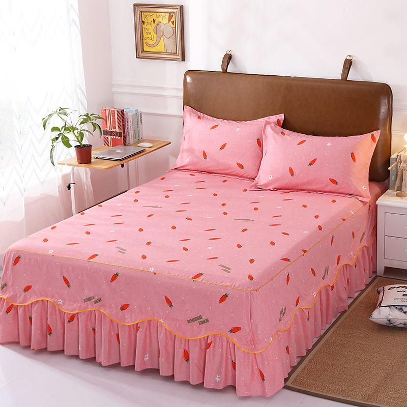 Non-slip One-piece Bed Skirt Korean Style Bedspread Can Not Afford Ball Bed Sheet Sheet Simmons Protective Cover