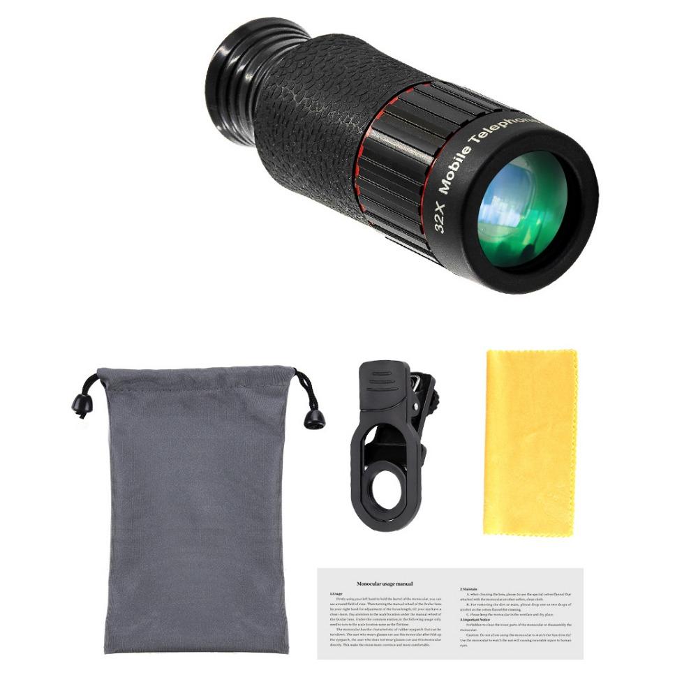 Monocular Monocular Zoom Cell Phone Lens Universal Mobile Phone Lenses  Smartphone