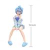 RE:0 Anime Figure  Ram And Rem Pajamas Instant Noodles Press Ram Action Figure Rem Figurine PVC Collectibles Statue Gifts 15.5cm