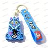 KPOP Demon Hunters Keychain Pendant Little Tiger Character PVC Figure Anime Theme Keyring For Kids Fans Gift Backpack Phone Bag