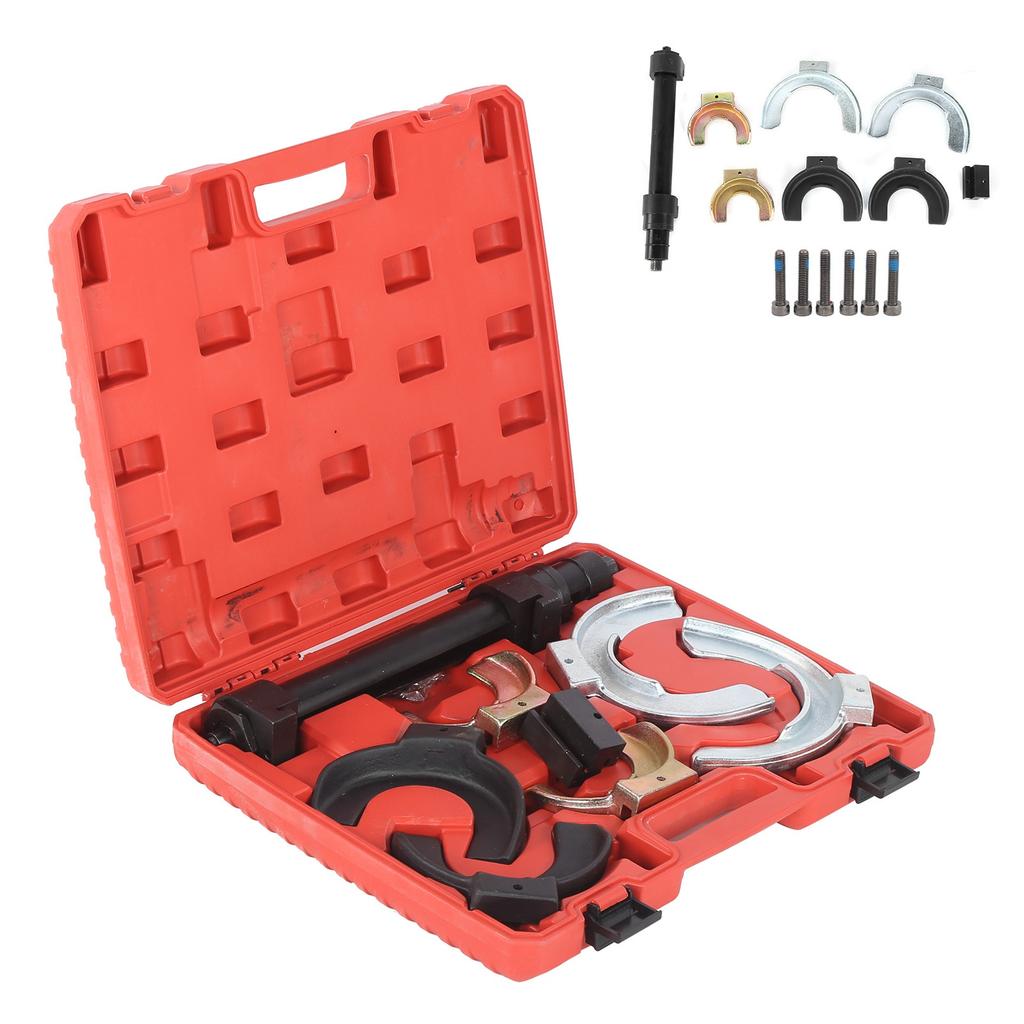 Interchangable Fork Strut Coil Spring Compressor Extractor Tool Kit Remover Auto Repairing