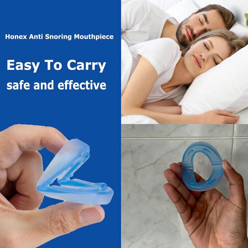 Anti Snoring Kit Grinding Mouthpiece Anti Snore Mouith Guard Custom Molding & Adjustable Adjustment with Storage Case